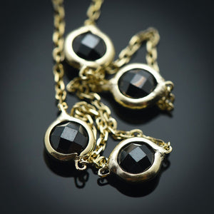 Tiffany Inspired Gold over Sterling Silver Necklace