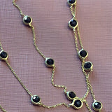 Tiffany Inspired Gold over Sterling Silver Necklace