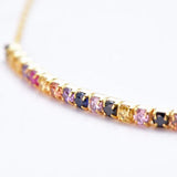 Tennis Bracelet 18K Gold on Sterling Silver