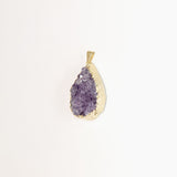 One-of-a-kind Amethyst Druzy Stone Pendant