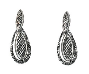 BATARI Teardrop Shape Tribal Style Earrings