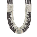 Handmade Glass Multibeaded Limited-edition Bib Necklace (Indonesia)