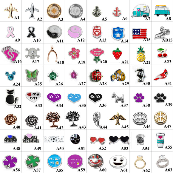 Locket Charms & Plate
