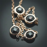 Tiffany Inspired Rose Gold over Sterling Silver Necklace