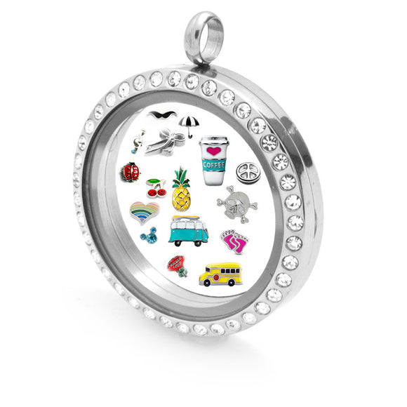 Trendy Charms & Magnetic Locket